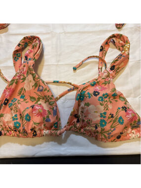 O'Neill Kelly Floral Menorca Top Bikini Desert Flower Womens Size Xl